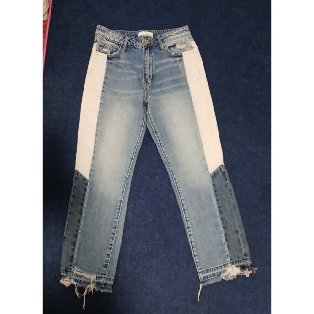 Vervet  Multicolor Panel Distressed Jeans 26